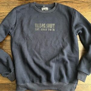 Taylor Swift The Eras Tour Dark Blue Crewneck Sweatshirt down bad